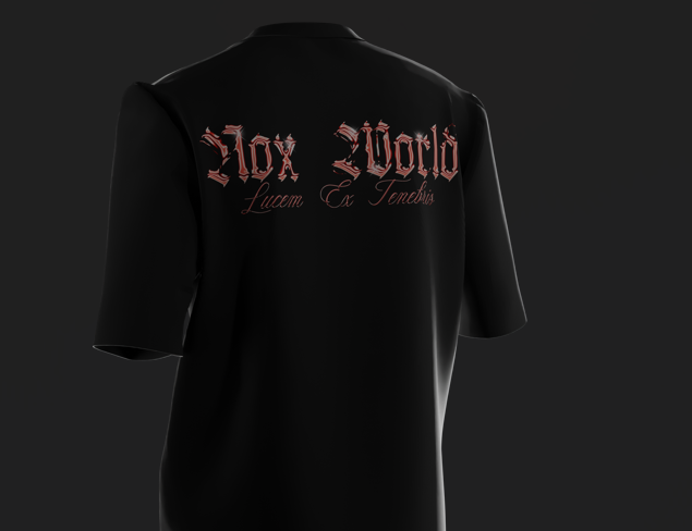 Nox Boxy Tee – Midnight Black, ENVIO GRATIS